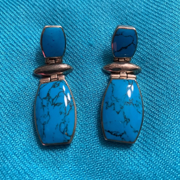 Turquoise Earrings - Picture 1 of 4